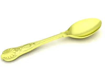 Luxury Decorative Spoon 3D Model  3946 3D print model