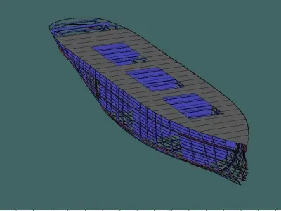 Ship hull Calculations 3D print model