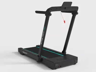 FOLDABLE MOTORIZED TREADMILL Low-poly 3D model
