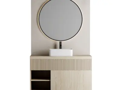 Bathroom Set 08 3D model