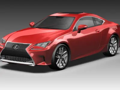 Lexus collection ls sedan 3D Model Pack