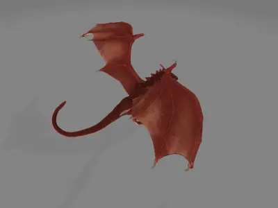 red dragon 3D model