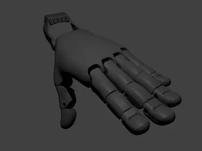 Prosthesis brush for 3D printing 3D print model