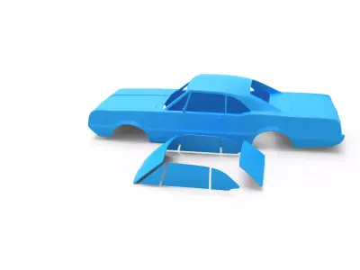 1967 oldsmobile 442 Rc body shell 3D print model