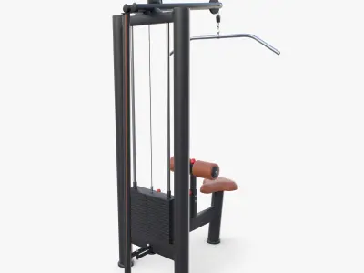 Lat machine 3D model