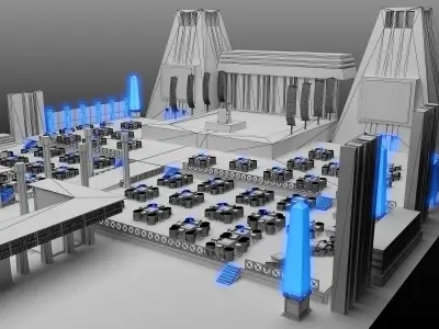  Exterior Design Tent Layout a a580  3D model