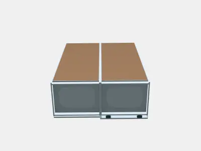 PAX - GRIMO Wardrobe 5 Low-poly 3D model