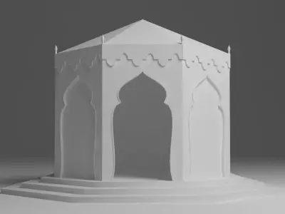 Indian Canopy 3D model