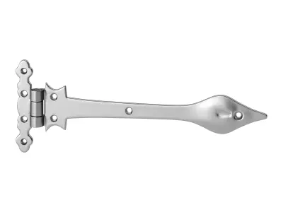 Black Wrought Iron Strap 3D model