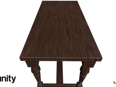 Decorative Table Low-poly 3D model purchase