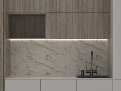  Kitchen in modern style 3D model