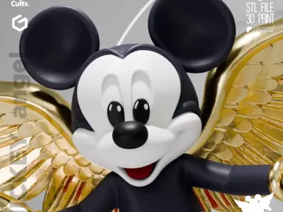 MICKEY angel 3D print model