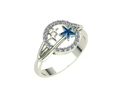 Ring star  3D print model