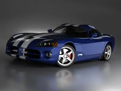 Dodge Viper srt10 std mat 3D model