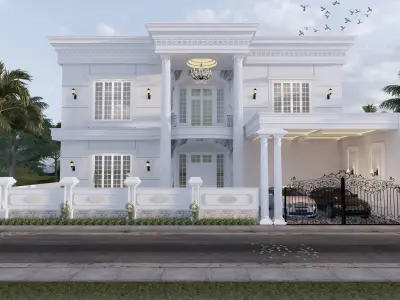 Luxury 2 Floor house design  3D model