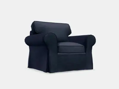 EKTORP Armchair Low-poly 3D model