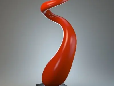 Sculpture Curl P 3D print model
