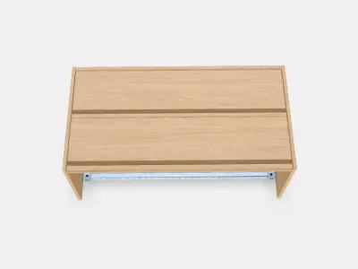 ANGSJON Chest of drawers with drawers Low-poly 3D model