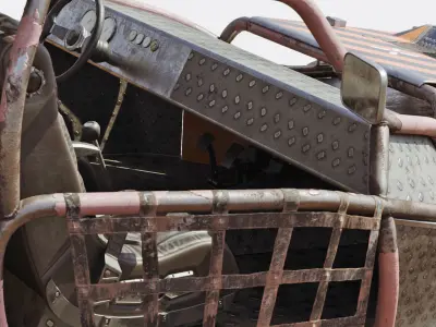 Buggy off road vehicle 3D model