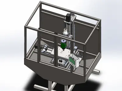 DIY CNC Milling Machine 3D print model