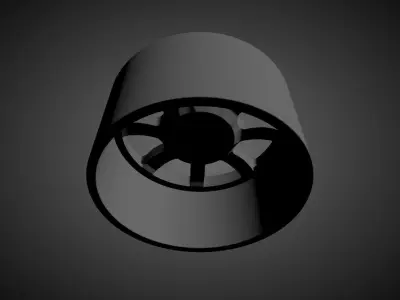 SPEEDLINE CORSE SL 434 scalable and printable rims 3D print model