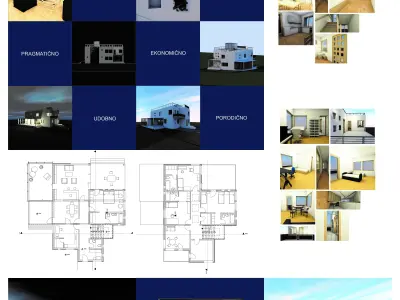 Single family house 3D model