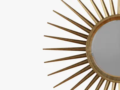 Barclay Butera Starbust Mirror 3D model