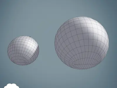 PBR Christmas Baubles Pack Low-poly 3D model