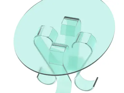 Premium Elliptical Table 3D print model