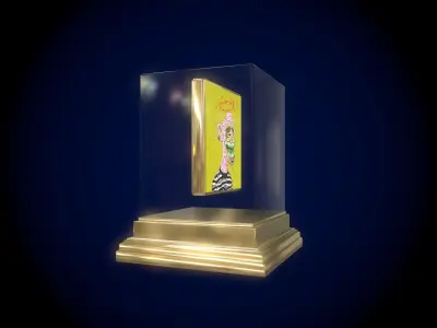 Mutant Ape 8 Gold Club Low-poly 3D model