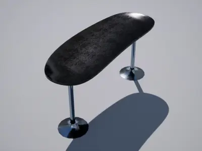 Interior tables pack Low-poly 3D model