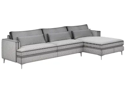 Sumner Two-Piece Chaise Sectional By Arhaus 3D model