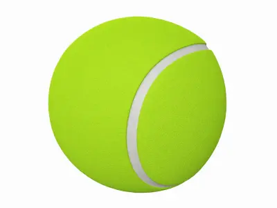 Tennis ball green 3D model