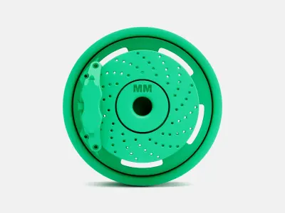 15x4 Torq Thrust D Wheel and Brake 3D print model