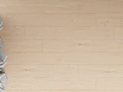 Wood Floor Oak Colonial Style Vintage 3D model