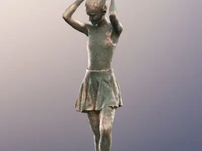 Katy 12840-02 - Female Dancer Statue Low-poly 3D model