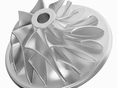 Centrifugal Pump Impeller 3D print model