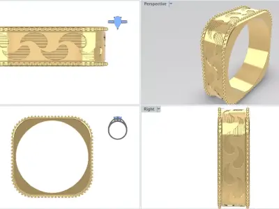 anillo y15 3D print model