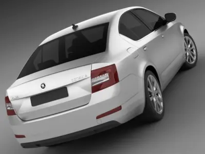 Skoda Octavia 2013 3D model