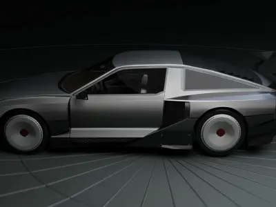 Hyundai N Vision 7 Low-poly 3D model