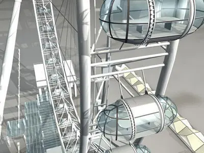 london eye 3D model