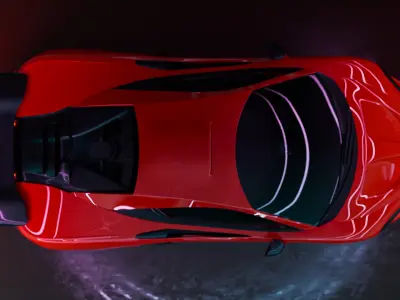 McLaren 570S Inspired Supercar 3D model