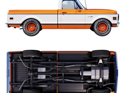 Chevrolet C10 1969 3D model