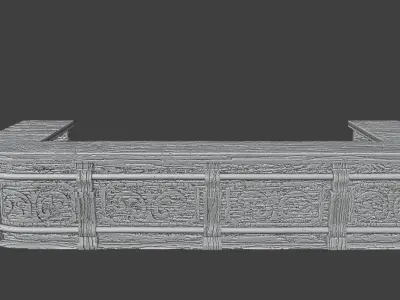 The bar counter 3D print model