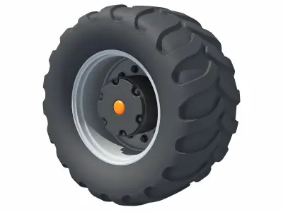 Off Road Tyre 3D model