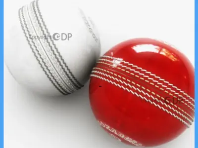 Cricket Ball 3D model