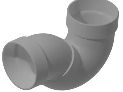 Pipe Fitting P Trap 3D print model