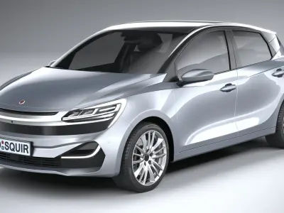 Generic Hatchback v2 2022 3D model