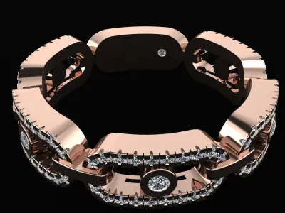 MESSIKA 3D Ring  PRINTING MODEL 3D print model