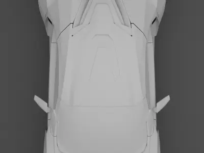 Lykan Hypersport Low Poly Model 3D model
